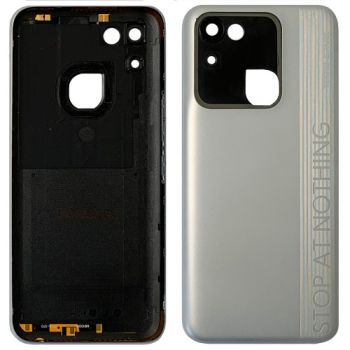 Задняя крышка Tecno Spark 8C KG5k, KG5j, KG5n белая Оригинал