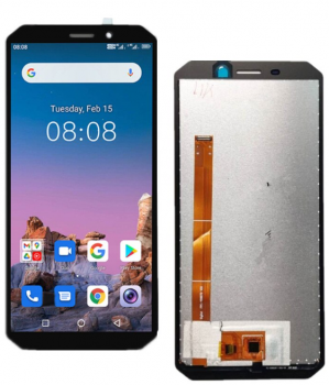 Дисплей (Экран) Oukitel WP18 с тачскрином (сенсором) черный