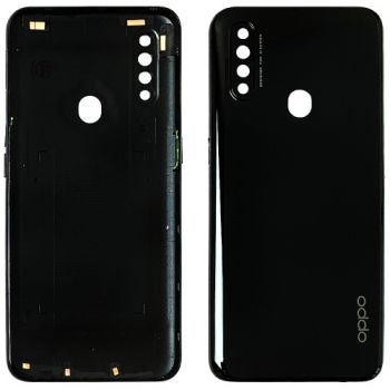 Задняя крышка Oppo A31 CPH2015, CPH2073, CPH2081, CPH2029, CPH2031 черная Оригинал