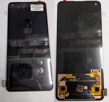 Дисплей (Экран) OnePlus 9RT 5G MT2110, MT2111. Realme Gt Neo 2 RMX3370 с тачскрином (сенсором) черный OLED