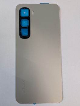 Задняя крышка Infinix Hot 60i 4G X6728, X6728B серебристая Оригинал
