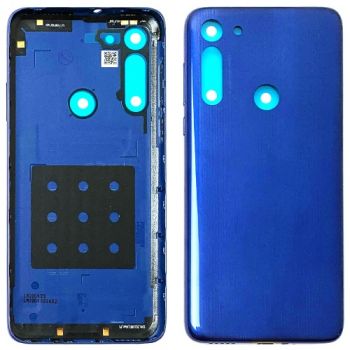 Задняя крышка Motorola XT2045, XT2045-1, XT2045-2, XT2045-3 Moto G8 синяя Оригинал