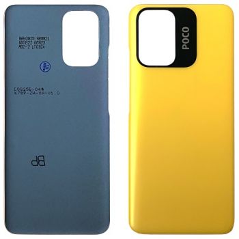 Задняя крышка Xiaomi Poco M5s 2207117BPG желтая Оригинал