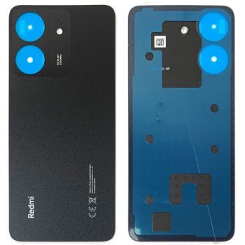 Задняя крышка Xiaomi Redmi 13C 23100RN82L, 23106RN0DA черная Оригинал
