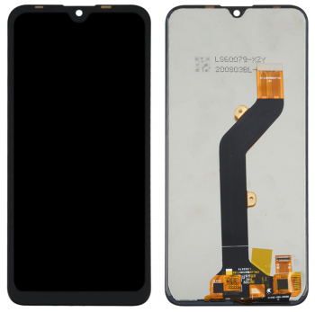 Дисплей (Экран) Tecno Pop 6 Pro BE8 с тачскрином (сенсором) черный Оригинал