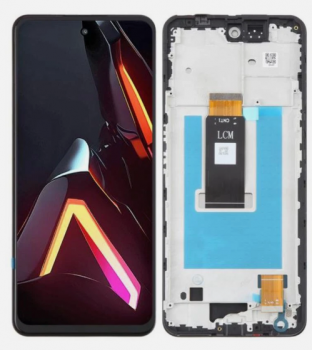 Дисплей (Экран) ZTE Nubia Neo 3 Z2461, Z2464N с тачскрином (сенсором) черный с рамкой Оригинал