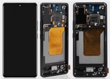 Дисплей (Экран) Xiaomi 13 Pro 2210132G, 2210132C с тачскрином (сенсором) черный с рамкой Оригинал