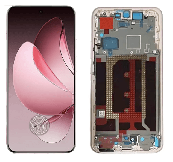 Дисплей (Экран) Oppo Reno 13 Pro 5G CPH2697 с тачскрином (сенсором) черный с рамкой Оригинал