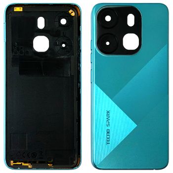 Задняя крышка Tecno Spark Go 2023 BF7 голубая Оригинал