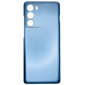 Задняя крышка Motorola XT2175, XT2175-1 Moto G200 5G голубая Оригинал