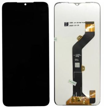 Дисплей (Экран) Tecno Spark 7 KF6n с тачскрином (сенсором) черный Оригинал