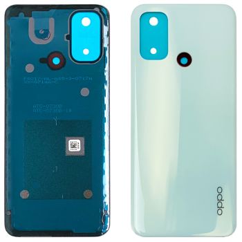 Задняя крышка Oppo A53 CPH2127, CPH2131. Oppo A53s CPH2139, CPH2135 белая Оригинал