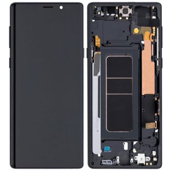 Дисплей (Экран) Samsung N960 (SM-N960F, SM-N960F/DS) Galaxy Note 9 с тачскрином (сенсором) черный с рамкой Оригинал