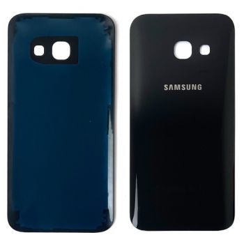 Задняя крышка Samsung A320 Galaxy A3 (2017) чёрная оригинал