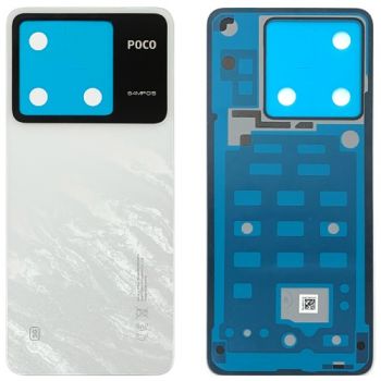 Задняя крышка Xiaomi Poco X6 5G 23122PCD1G белая Оригинал