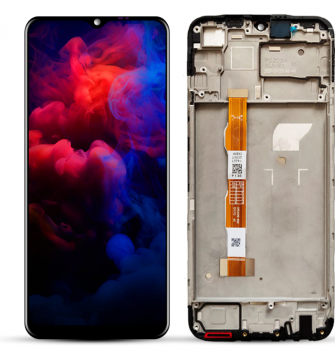 Дисплей (Экран) Vivo Y12s V2026, V2033, V2042, V2069, V2039, V2068. Vivo Y11s V2028 с тачскрином (сенсором) черный с рамкой Оригинал