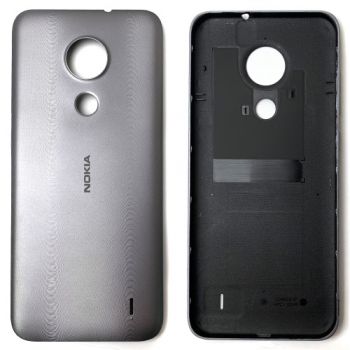 Задняя крышка Nokia C21 TA-1356, TA-1352 серая Оригинал