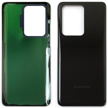 Задняя крышка Samsung G988 (SM-G988B, SM-G988B/DS) Galaxy S20 Ultra черная Оригинал