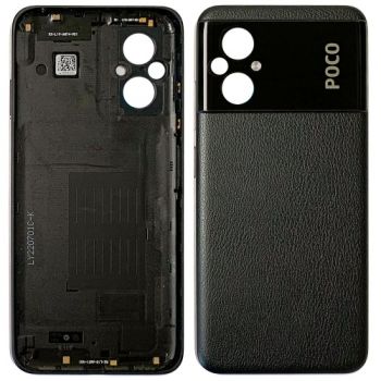 Задняя крышка Xiaomi Poco M5 22071219CG черная Оригинал