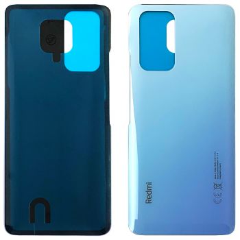 Задняя крышка Xiaomi Redmi Note 10 Pro M2101K6G, M2101K6R голубая