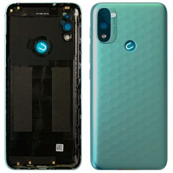 Задняя крышка Motorola XT2155, XT2155-1, XT2155-3 Moto E20 голубая Оригинал