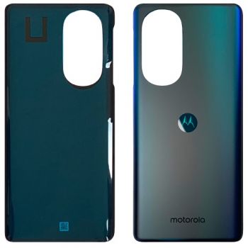 Задняя крышка Motorola XT2201-1, XT2201-2, XT2201-6 Edge 30 Pro, Edge X30 синяя Оригинал