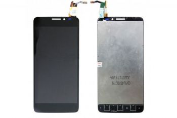 Дисплей (Экран) (LCD) Alcatel 6040D One Touch Idol X с сенсором чёрный Оригинал