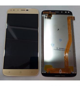 Дисплей (Экран) (LCD) Oukitel U22 с сенсором золотой Оригинал