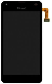 Дисплей (Экран) (LCD) Microsoft Nokia 550 Lumia Lumia с сенсором черный + рамка Оригинал