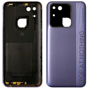 Задняя крышка Tecno Spark 8C KG5k, KG5j, KG5n фиолетовая Оригинал