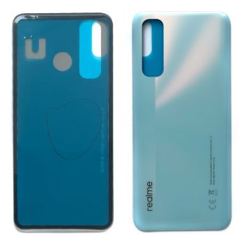Задняя крышка Realme 7 4G RMX2155 голубая Оригинал