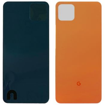 Задняя крышка Google Pixel 4 XL G020P, G020 оранжевая Оригинал