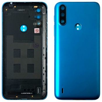 Задняя крышка Motorola XT2097, XT2097-13 Moto E7i Power синяя Оригинал