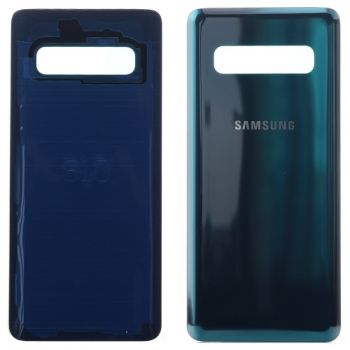 Задняя крышка Samsung G973 (SM-G973F, SM-G973F/DS) Galaxy S10 зеленая Оригинал
