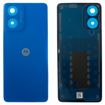 Задняя крышка Motorola XT2421, XT2421-2, XT2421-3 Moto G04 синяя Оригинал