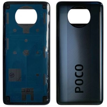 Задняя крышка Xiaomi Poco X3 MZB07Z0IN, MZB07Z2IN серая Оригинал