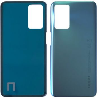 Задняя крышка Oppo A16 CPH2269. Oppo A16s CPH2271 голубая Оригинал
