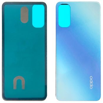 Задняя крышка Oppo Reno 4 CPH2113 голубая Оригинал