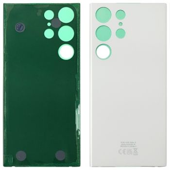 Задняя крышка Samsung S918 (SM-S918B, SM-S918B/DS) Galaxy S23 Ultra белая Оригинал