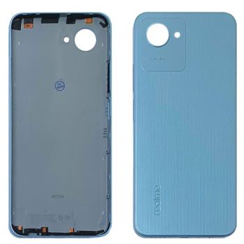 Задняя крышка Realme C30 RMX3581 голубая Оригинал