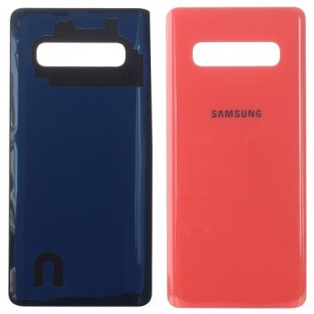 Задняя крышка Samsung G975 (SM-G975F, SM-G975F/DS) Galaxy S10 Plus розовая Оригинал