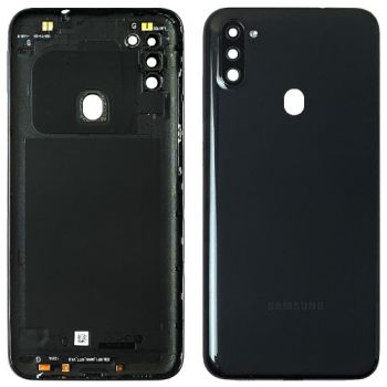 Задняя крышка Samsung A115 (SM-A115F, SM-A115F/DS) Galaxy A11 черная Оригинал