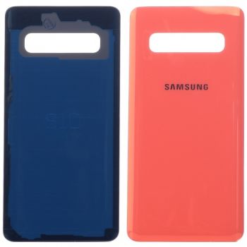 Задняя крышка Samsung G973 (SM-G973F, SM-G973F/DS) Galaxy S10 розовая Оригинал