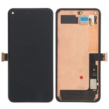 Дисплей (Экран) Google Pixel 5 GD1YQ, GTT9Q с тачскрином (сенсором) черный с рамкой Оригинал