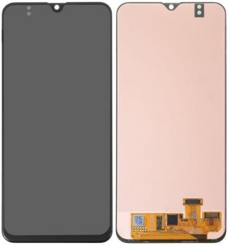 Дисплей (Экран) Samsung A205 (SM-A205F) Galaxy A20 2019 с тачскрином (сенсором) черный OLED