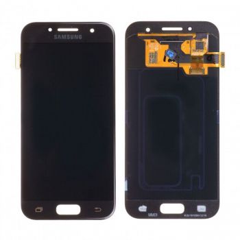 Дисплей (Экран) Samsung A320 (SM-A320F, SM-A320F/DS) Galaxy A3 2017 с тачскрином (сенсором) черный OLED