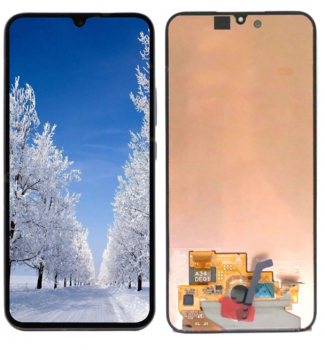 Дисплей (Экран) Samsung A346 (SM-A346E, SM-A346B) Galaxy A34 с тачскрином (сенсором) черный Оригинал