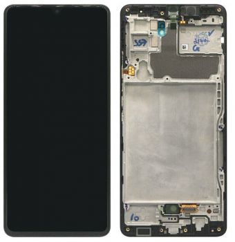 Дисплей (Экран) Samsung A426 (SM-A426B, SM-A426B/DS) Galaxy A42 5G с тачскрином (сенсором) черный с рамкой OLED