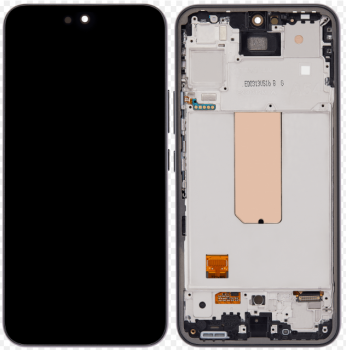 Дисплей (Экран) Samsung A546 (SM-A546B, SM-A546B/DS) Galaxy A54 с тачскрином (сенсором) черный с рамкой OLED