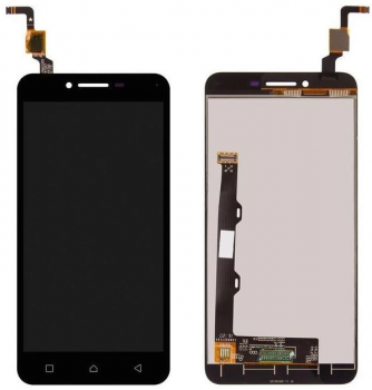 Дисплей (Экран) (LCD) Lenovo A6020a46 Vibe K5 Plus, Lemon 3 с сенсором чёрный (чёрный шлейф)